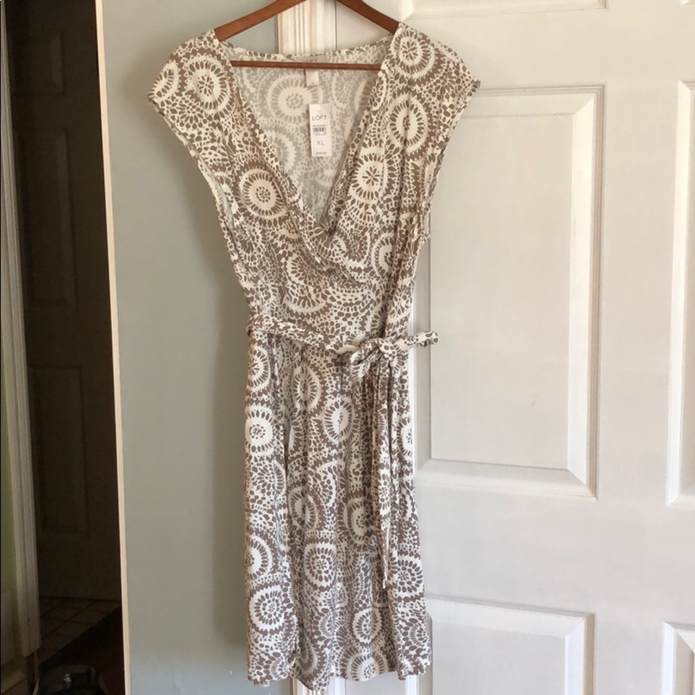 Faux Wrap Summer Dress